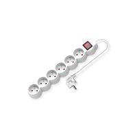 ROTRONIC-SECOMP VALUE - Steckdosenleiste - Wechselstrom 250 V - 3600 Watt - Eingabe, Eingang Typ F/E - Ausgangsanschlüsse: 6 (6 x Stecker CEE 7/5)