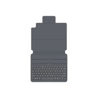 ZAGG Pro Keys - Tastatur und Foliohülle - hintergrundbeleuchtet - Bluetooth - Schweiz - Schwarz/Grau Tastatur, Schwarz/Grau Gehäuse - für Apple 11-inch iPad Pro (1. Generation, 2. Generation, 3. Generation)