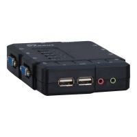 Inter-Tech Argus KVM CS-41UA - KVM-/Audio-Switch - 4 x KVM/Audio