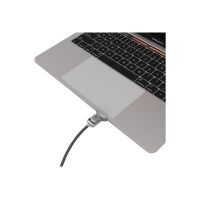 Compulocks Ledge Lock Adaptor for MacBook Pro 13" M1 & M2 with Keyed Cable Lock - Sicherheitsschlossadapter - mit Kabelschloss mit Schlüssel - für Apple MacBook Pro 13.3 in (M1, M2)