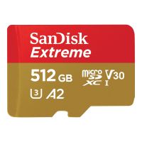 SanDisk Extreme - Flash-Speicherkarte (microSDXC-an-SD-Adapter