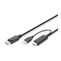 DIGITUS 4K HDMI Adapterkabel - HDMI auf DisplayPort