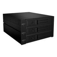 ICY BOX IB-563SSK - Gehäuse für Speicherlaufwerke mit Lüfter - 3.5" (8.9 cm)