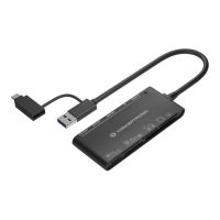 Conceptronic Kartenleser - 7 in 1 (SD, SDHC, SDXC, microSD, TransFlash, microSDHC, microSDXC, MMC, MS, MS Micro, CF, xD)