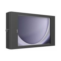 Compulocks Galaxy Tab A9 Apex Enclosure Wall Mount - Gehäuse - für Tablett - verriegelbar - hochwertiges Aluminium - Schwarz - Bildschirmgröße: 22.1 cm (8.7")