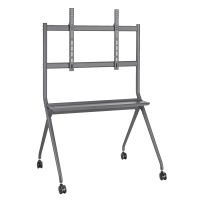 V7 TV-Transportwagen mit Rollen, 127 cm (50"), 2,18 m (86"), 200 x 200 mm, 800 x 600 mm, Edelstahl, Edelstahl