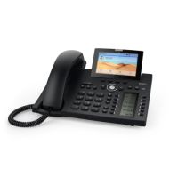 Snom D385, IP-Telefon, Schwarz, Kabelgebundenes Mobilteil, Tisch/Wand, Im Band, Out-of band, SIP-Info, 12 Zeilen