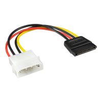 InLine SATA Stromadapterkabel - 1x 13,34cm (5,25") BU an 15pol SATA ST - 0,30m