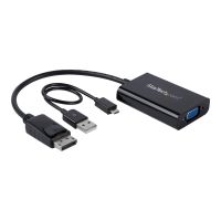 StarTech.com DisplayPort to VGA Adapter with Audio - 1920x1200 - DP to VGA Converter for Your VGA Monitor or Display (DP2VGAA)