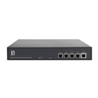 LevelOne Gigabit WLAN-Controller für bis zu 128 AP's, Schwarz, Metall, Aktivität, Link, Leistung, 256 MB, 16 MB, 10,100,1000 Mbit/s