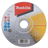 Makita E-17120-12 Trennscheibe gerade 125 mm 12 St., Schneidedisk, Flache Mitte, Metall, Edelstahl, Makita, 2,22 cm, 12,5 cm