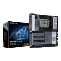 Gigabyte TRX50 AI TOP-2B Mainboard – Unterstützt AMD Ryzen Threadripper PRO 7000 CPUs, digitales 16+8+4 Phasen VRM, bis zu 5200 MHz DDR5, 4 x PCIe 5.0 M.2, Wi-Fi 7, 10 GbE LAN, USB 4, AMD, Socket sTR5, AMD Ryzen Threadripper 7000 Series, AMD Ryzen Threadr