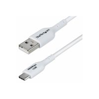 StarTech.com 2m (6.6ft) White USB-A to USB-C Charging Cable/Cord, M/M - USB-Kabel - USB (M)