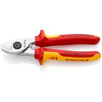 KNIPEX 95 16 165, Seitenschneiderzange, 1,5 cm, Chrom, Kunststoff, Rot, Gelb, 165 mm