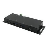 Exsys EX-1234HMVS - Hub - 4 x USB 3.2 Gen 2 - Desktop, wandmontierbar