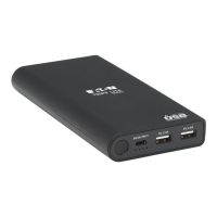 Eaton Tripp Lite Series Portable Charger - 2x USB-A, USB-C with PD Charging, 20,100mAh Power Bank, Lithium-Ion, USB-IF, Black - Powerbank - 20100 mAh - 57 Watt - 3 A - USB BC 1.2 - 3 Ausgabeanschlussstellen (USB Typ A, 24 pin USB-C)