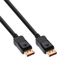 InLine DisplayPort 1.4 Kabel - 8K4K - schwarz - vergoldete Kontakte - 5m