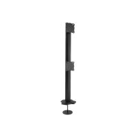 Chief Kontour Dual Display Desk Mount - For Displays up to 30" - Black - Befestigungskit (Tischplattenbohrung)