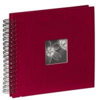 Hama Spiral Album "Fine Art", burgundy, 26x24/50, Rot, 100 Blätter, 10 x 15, 13 x 18, 50 Blätter, 280 mm, 240 mm