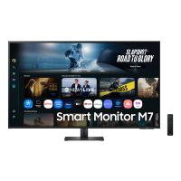 Samsung 43" Smart Monitor (M70F) 4K UHD 60Hz 4ms Vision AI, 109,2 cm (43"), 3840 x 2160 Pixel, 4K Ultra HD, LCD, 4 ms, Schwarz
