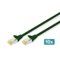 DIGITUS CAT 6A S/FTP Patchkabel, 10 Stück