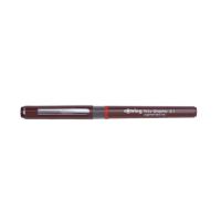 rOtring 1904752, Verschlossener Gelschreiber, Schwarz, Burgund, 0,2 mm