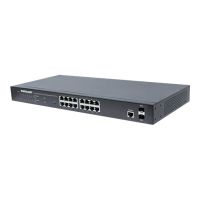 Intellinet 16-Port Gigabit Ethernet PoE+ Web-Managed Switch with 2 SFP Ports, 16 x PoE ports, IEEE 802.3at/af Power over Ethernet (PoE+/PoE)