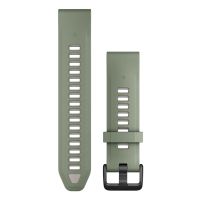 Garmin Quickfit, Band, Smartwatch, Grün, Grau, Garmin, Approach S70 - 42 mm, D2 Delta S, Descent Mk2S, Descent Mk3 - 43mm, Descent Mk3i – 43 mm, epix..., Silikon