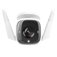 TP-LINK Tapo Outdoor WLAN-Sicherheitskamera, IP-Sicherheitskamera, Draußen, Verkabelt & Kabellos, CE, NCC, Wand, Weiß