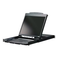 ATEN Slideaway CL5800N - KVM-Konsole mit KVM-Switch - 48.3 cm (19")