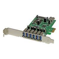 StarTech.com 7 Port PCI Express USB 3.0 Karte - PCIe USB 3.0 (Super Speed)