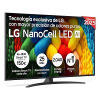 LG NanoCell AI 55NANO81A6A, 139,7 cm (55"), 3840 x 2160 Pixel, NanoCell, Smart-TV, WLAN, Schwarz