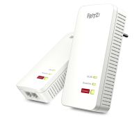 AVM FRITZ!Powerline 1240 AX WLAN Set, 1200 Mbit/s, Gigabit Ethernet, 10,100,1000 Mbit/s, Wi-Fi 6 (802.11ax), Einzelband (2,4GHz), 600 Mbit/s