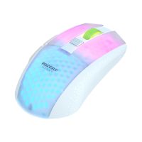 ROCCAT Burst Pro Air - Maus - ergonomisch - optisch - 6 Tasten - kabellos - 2.4 GHz, Bluetooth 5.2 - kabelloser Empfänger (USB)