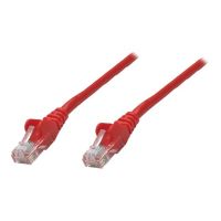 Intellinet Network Patch Cable, Cat6, 0.25m, Red, Copper, S/FTP, LSOH / LSZH, PVC, RJ45, Gold Plated Contacts, Snagless, Booted, Polybag - Patch-Kabel - RJ-45 (M)