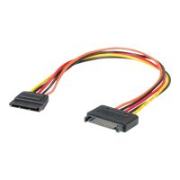 ROLINE Spannungsversorgungs-Verlängerungskabel - SATA-Stromstecker (M)