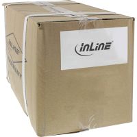 InLine 50er Bulk-Pack Patchkabel-Verl. - S/FTP - Cat.6 - LSZH - CU - schwarz - 1m