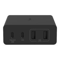 Belkin BoostCharge Pro - Netzteil - GaN-Technologie - 108 Watt - Fast Charge, PD 3.0 - 4 Ausgabeanschlussstellen (2 x USB, 2 x USB-C)