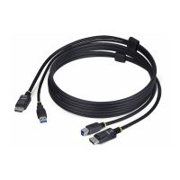 StarTech.com 6ft (1.8m) DisplayPort and USB 5Gbps KVM Cable - Tastatur- / Video- / Maus- (KVM-)