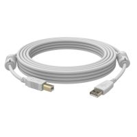 Vision 5m USB 2.0, 5 m, USB A, USB B, USB 2.0, Männlich/Männlich, Weiß