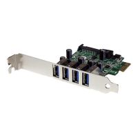 StarTech.com 4 Port PCI Express USB 3.0 SuperSpeed Schnittstellenkarte mit UASP