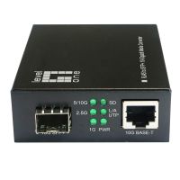 LevelOne 10-Gigabit RJ45 zu SFP+ Mediakonverter, 10000 Mbit/s, 10GBase-T, IEEE 802.3ab, IEEE 802.3ae, IEEE 802.3an, IEEE 802.3az, IEEE 802.3bz, IEEE 802.3u, IEEE 802.3z, 2.5 Gigabit Ethernet, 5 Gigabit Ethernet, 10 Gigabit Ethernet, Gigabit Ethernet, 1000