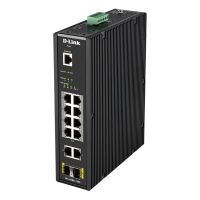 D-Link DIS 200G-12PS - Switch - managed - 10 x 10/100/1000 (8 PoE+)