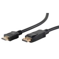 ShiverPeaks BS77492-2, 2 m, DisplayPort, HDMI Typ A (Standard), Männlich, Männlich, Gold