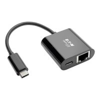Eaton Tripp Lite Series USB C to Gigabit Ethernet Adapter USB Type C to Gbe PD Charging
