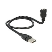 Delock ShapeCable - USB-Verlängerungskabel - Micro-USB Typ B (W)