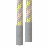 Woodcessories CHA046, Umhängegurt, Grau, Gelb, Baumwolle, 1 Stück(e)
