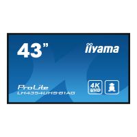 Iiyama LH4354UHS-B1AG - 108 cm (43") Diagonalklasse LH54 Series LCD-Display mit LED-Hintergrundbeleuchtung - interaktive Digital Signage - mit mit SoC Mediaplayer - 4K UHD (2160p)