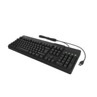 KeySonic KSK-8040U-CR, Volle Größe (100%), Kabelgebunden, USB, Membran Key Switch, Schwarz