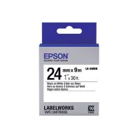 Epson LabelWorks LK-6WBN - Schwarz auf Weiß - Rolle (2,4 cm x 9 m)